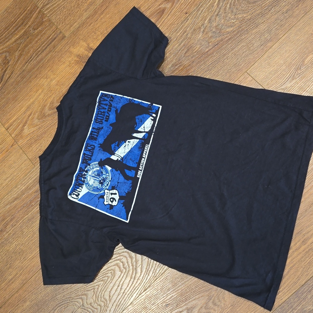 SIDE ACTION VEGAS STRONG tshirt.  #6391